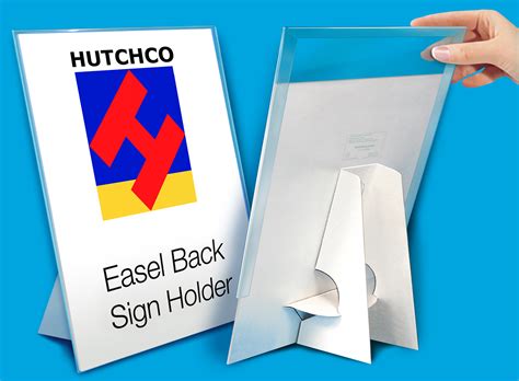 easel back sign holders